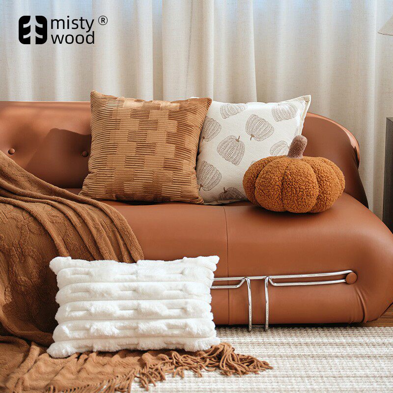 迷雾之森 法式奶油风抱枕组合高级感枕套客厅沙发靠枕靠背靠垫