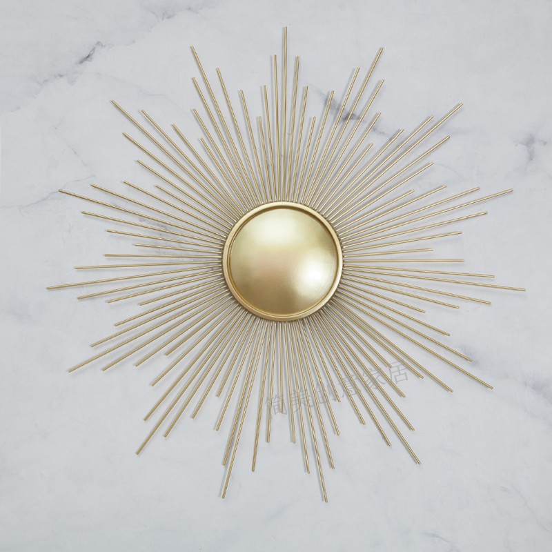 铁艺太阳镜玄关客厅壁饰壁挂背景墙装饰卧室床头装饰墙上装饰品