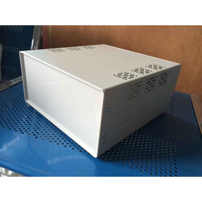 电子仪表机箱设备外壳铁皮外壳铝机箱铝盒塑料面板110*230*240mm