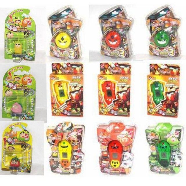 梦龙果宝特攻对战机游戏机 菠萝吹雪橙留香陆小果加强版芯片公仔