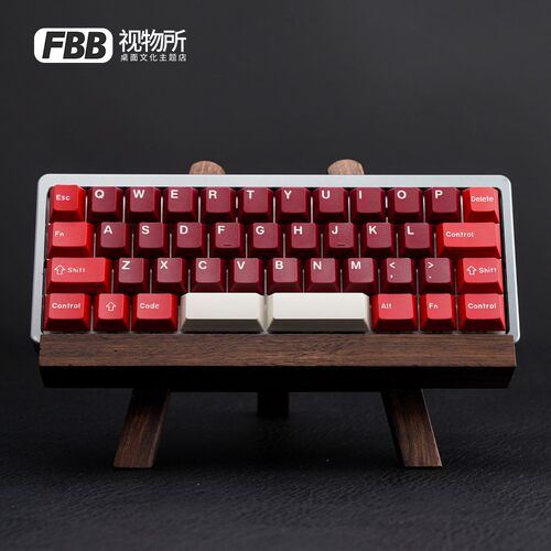 FBB视物所原创FAS级黑胡桃木客制化机械键盘支架展示架收纳平板