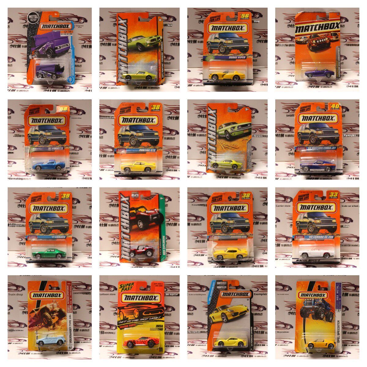 matchbox 火柴盒 纳斯卡 老卡 合金小汽车模型玩具2025.08.21更新