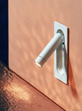 LEDTUBE现代简约设计师精品商务酒店客房间卧室嵌入式LED床头壁灯