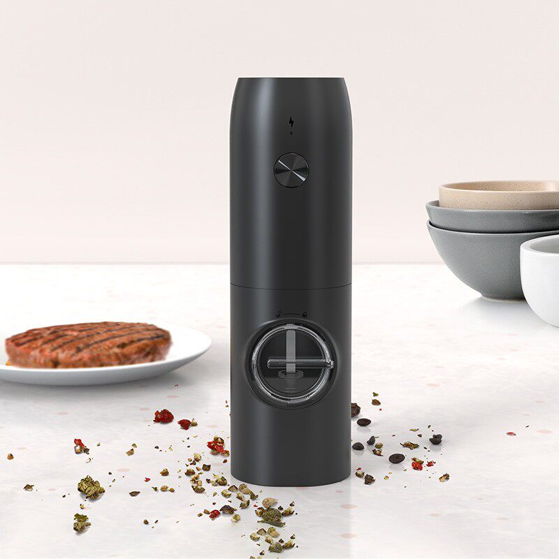 电动胡椒研磨器充电式家用手持花椒黑胡椒海盐研磨粉碎机智能有品