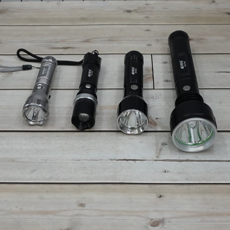 康铭铝壳手电筒L230A/209A/H01/H02/H03强光调焦LED手电筒锂电USB
