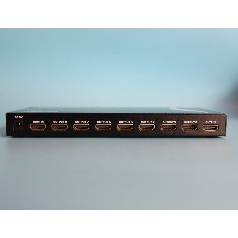 全新迈拓MT-SP108M HDMI分配器/分频器一分八/8口 支持3D版1080P