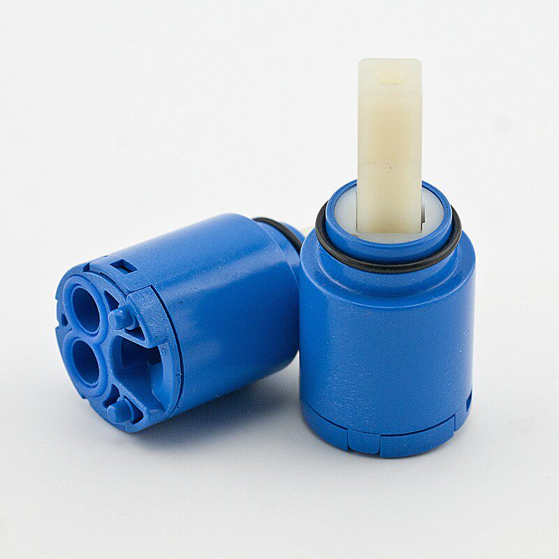 淋浴洗手盆面盆冷热混水龙头阀芯26mm平脚侧出混水阀芯通用配件