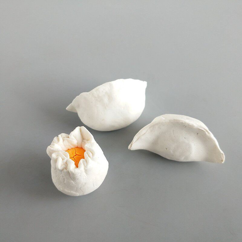 水饺烧麦立体硅胶模具3d巧克力烘焙蛋糕装饰仿真食品树脂慕斯蜡烛