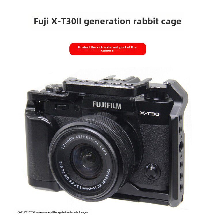 适用于富士XT20/XT30相机铝合金X-T20/X-T30兔笼扩展配件保护框