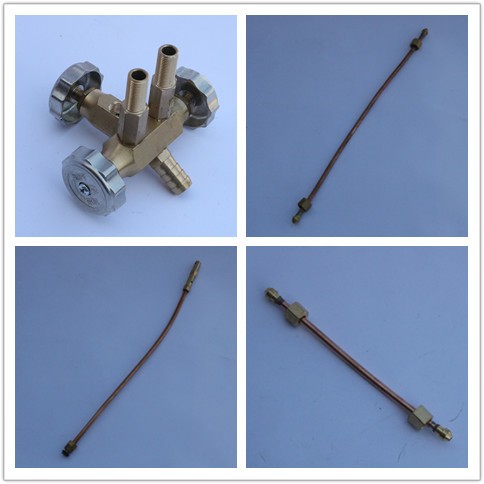 文武双全猛火炉总成开关控制阀引火管铜管配件