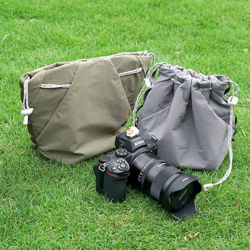 适用富士xs10 x100vi抽绳保护袋xs20微单反相机镜头内胆包收纳包