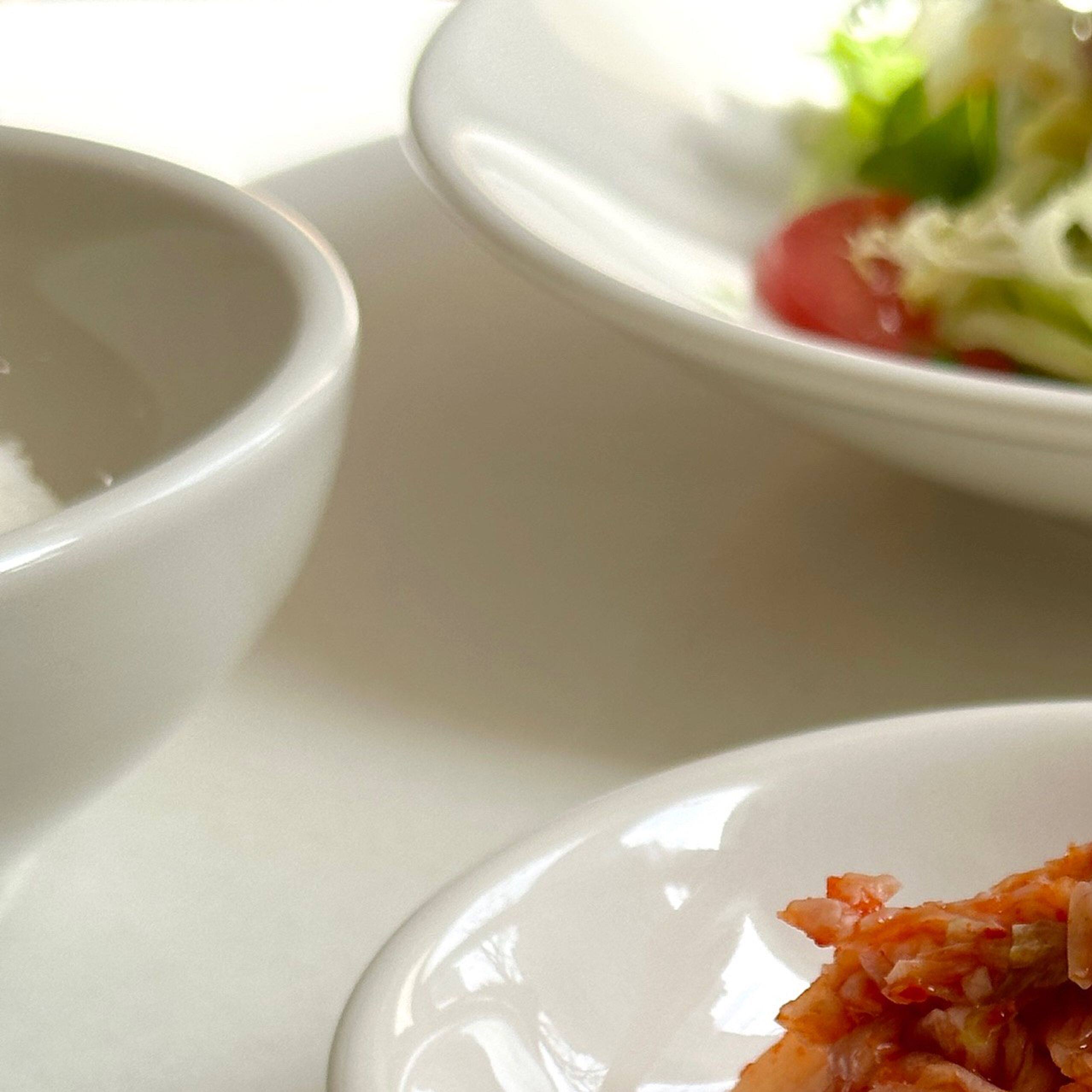 On the table - 乳白系列釉下彩陶瓷酱料碟小菜碟火锅蘸料碟4.7寸