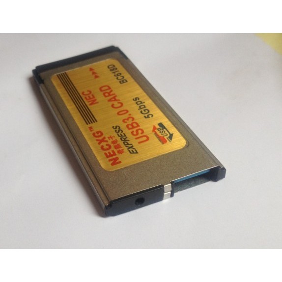 NECXG USB3.0笔记本扩展卡EXPRESS转USB3.0 NEC 34MM带DC头供电