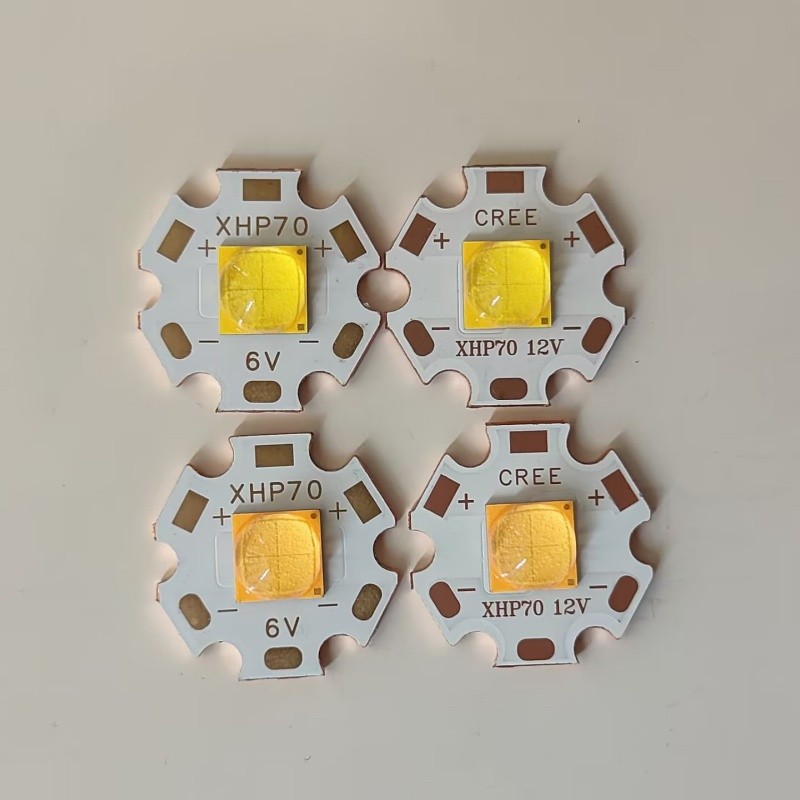 XHP70.2 CREE P702代30W大功率LED灯珠6V12V高显色7070暖黄暖白光