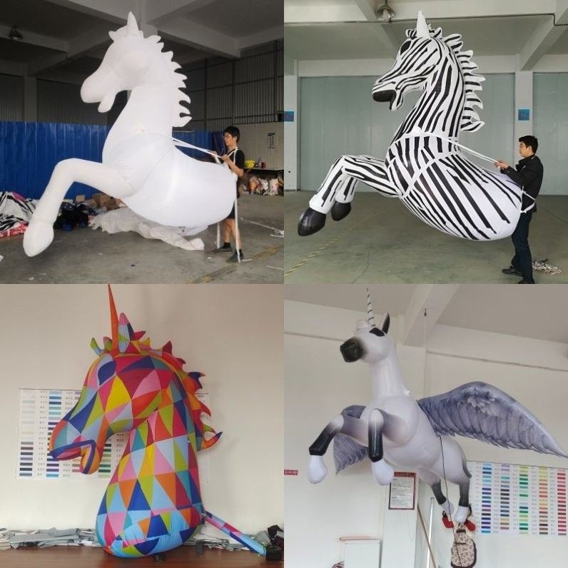 2026马年酒吧互动气氛道具充气斑马气模独角兽飞马舞台表演气模,节庆用品/礼品,充气用品,淘宝优惠券,粉丝福利购,淘宝优惠卷