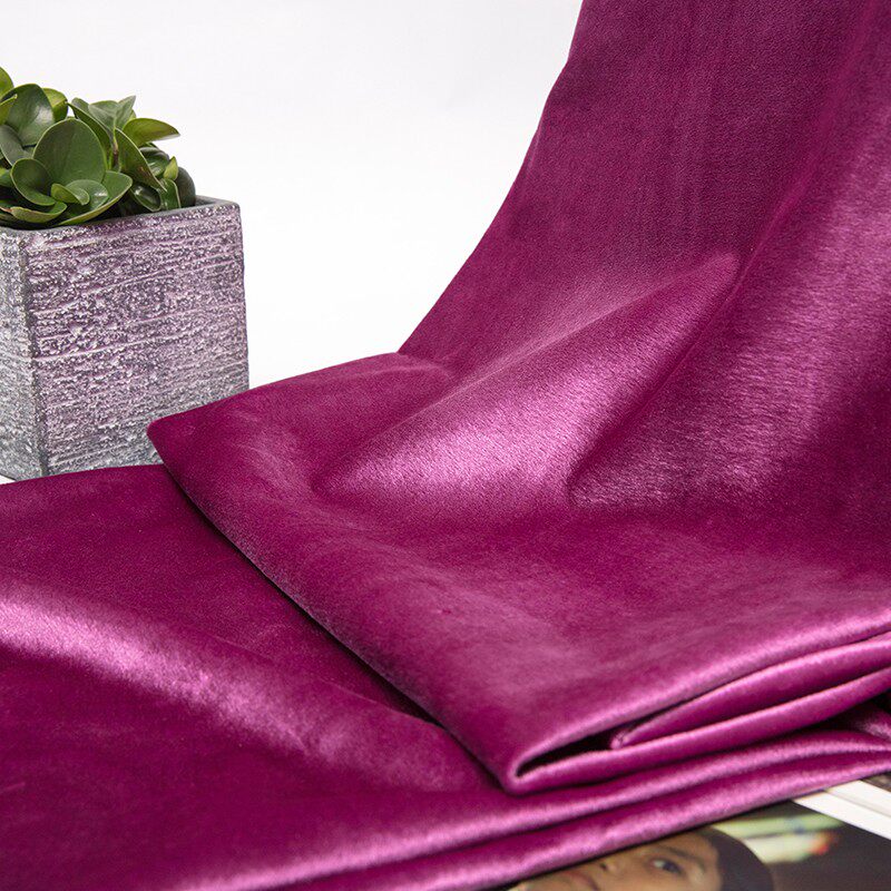 宽幅加厚密丝绒意大利绒布窗帘沙发桌布背景婚庆面料防尘幕布软包