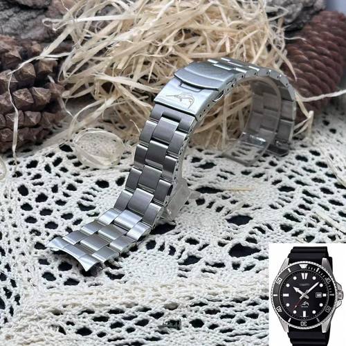 福西达适配卡西欧MDV-106/107剑鱼表带MTP1374/1375/VD01手表钢带