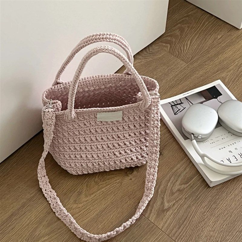 手工编织包包diy材料包手提单肩斜挎包送女友闺蜜礼物毛线钩针,服饰配件/皮带/帽子/围巾,DIY编织材料包,淘宝优惠券,粉丝福利购,淘宝优惠卷