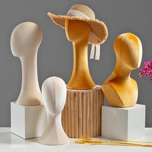 假发头模道具帽子架假人头饰品陈列展示架项链架人台模特头可插针