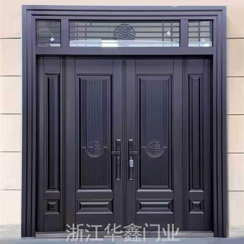 别墅大门380不锈钢烤漆门农村自建房大门进户门家用入户门防盗门