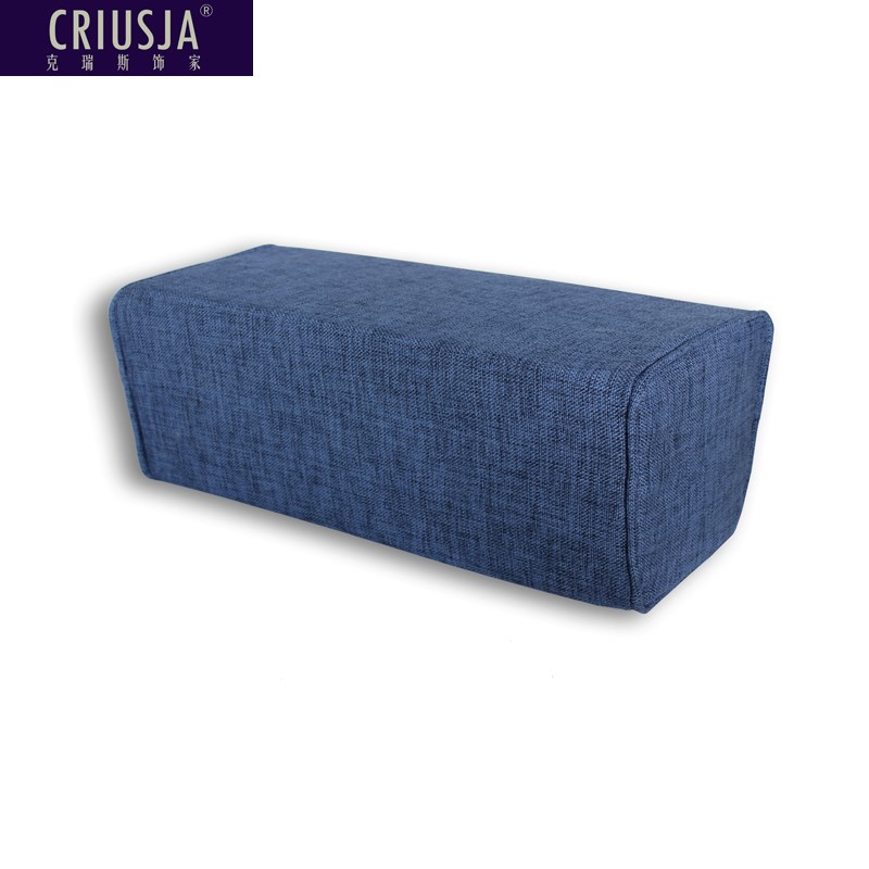 克瑞斯饰家 长方枕罗汉床红木实木沙发韩国麻靠背垫抱枕靠枕