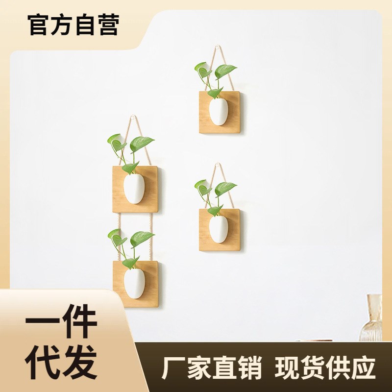 水培瓶壁挂件盆创意墙上小新绿植绿萝饰架
