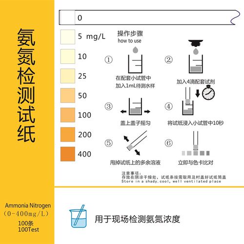 氨氮快速检测试 用于生活工业废水污水