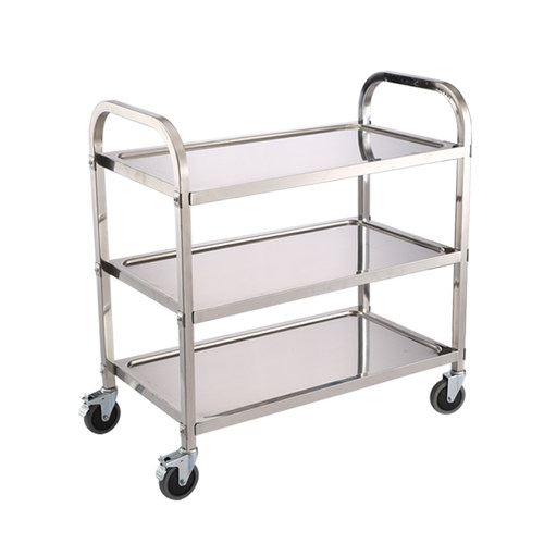 加厚二三层收餐车收碗车商用幼儿园餐车小推车