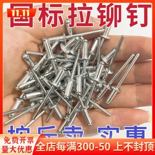 袋装 100斤自产拉铆钉 国标散装 抽芯铆钉 自产铆钉 圆头铝拉钉