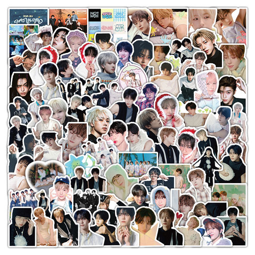 韩国Nctwish男团防水贴纸