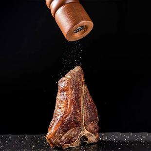榉木胡椒磨进口磨具胡椒粒研木质德国碳钢芯胡椒研磨器手动家用