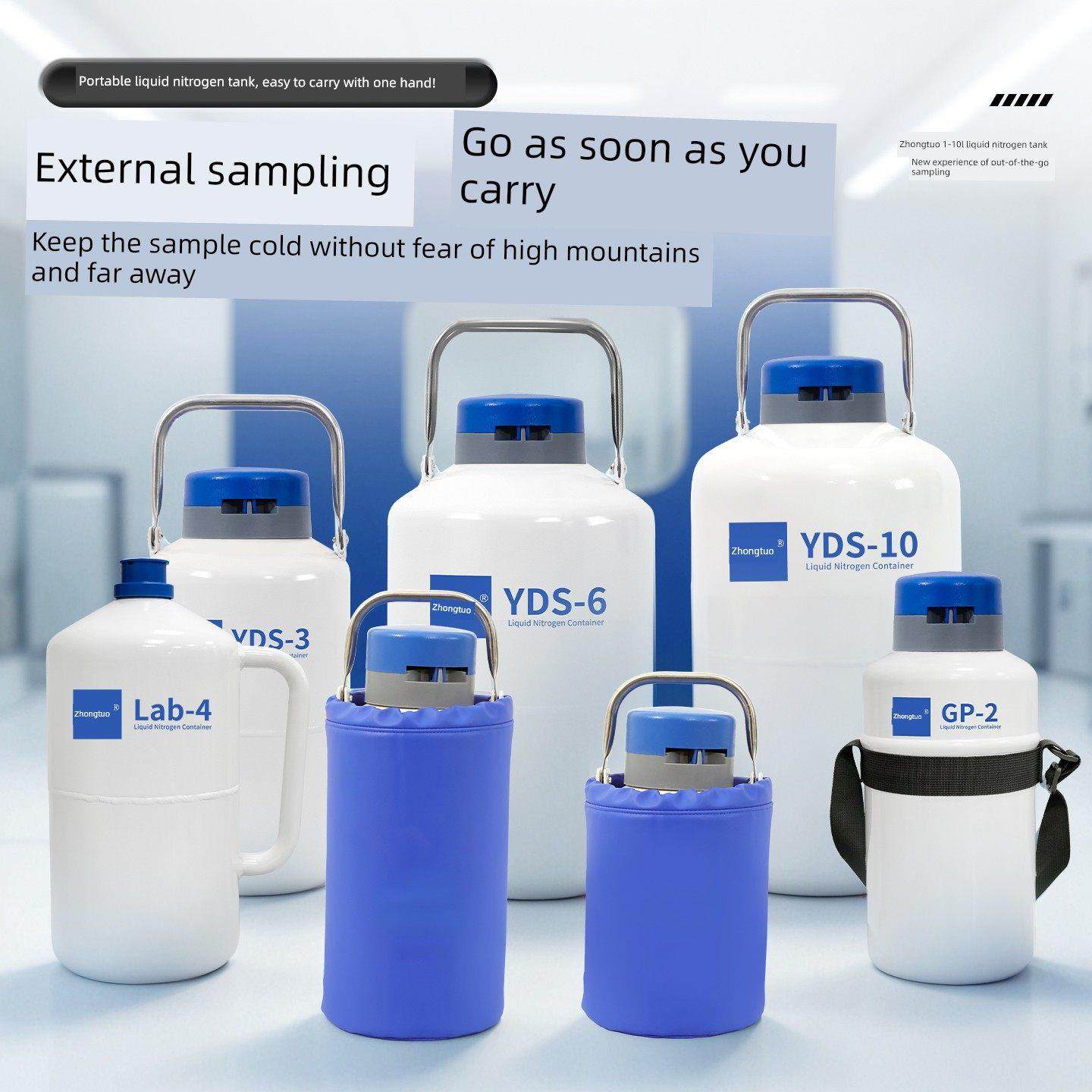 众拓液氮罐10升2升3升6升1升美容储存冷冻精华生物容器实验液氮桶,五金/工具,液氮罐,淘宝优惠券,粉丝福利购,淘宝优惠卷