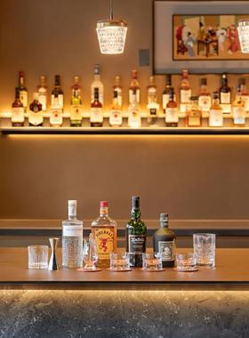 装饰酒白兰地威士忌鸡尾酒香槟样板间软装摆件仿真假洋酒道具橱柜