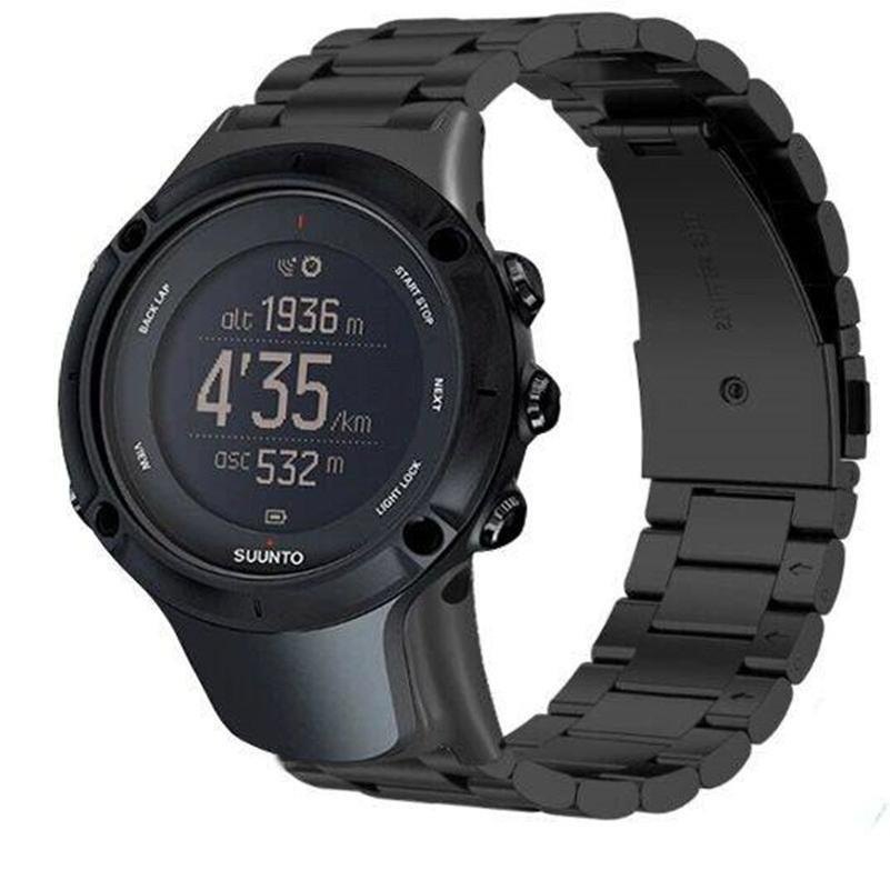 适用SUNNRO松拓拓野AMBIT2/3手表三珠钢带磁吸米兰网带金属链接器