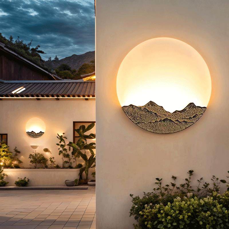 户外防水壁灯庭院别墅装饰景观灯室外墙壁灯外墙灯新中式氛围灯,家装灯饰光源,户外壁灯,淘宝优惠券,粉丝福利购,淘宝优惠卷
