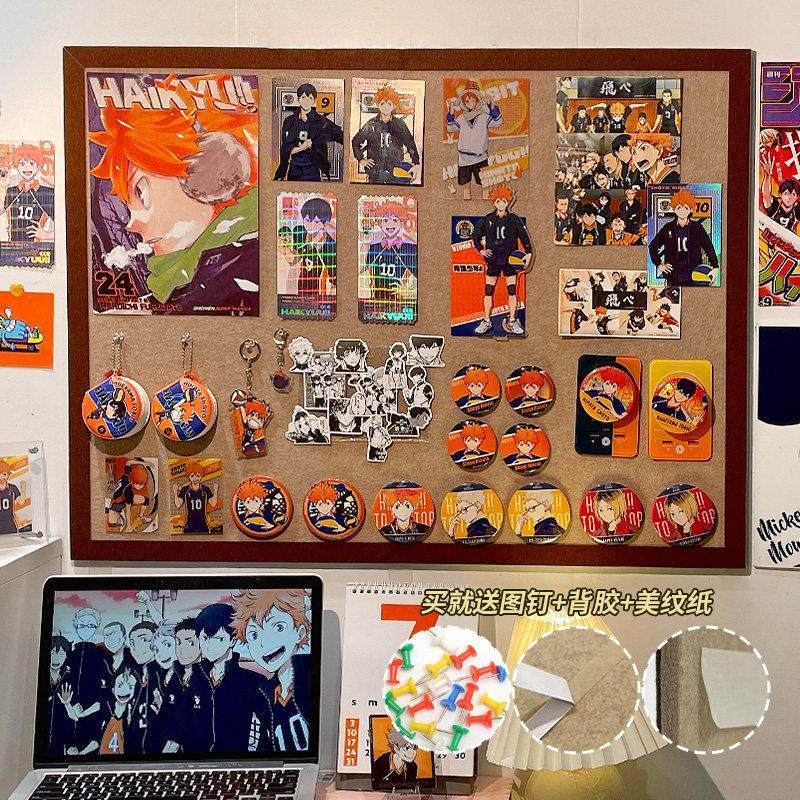 挂墙吧唧毛毡板徽章小卡谷美二次元追星谷子收纳照片痛墙展示架,收纳整理,吧唧收纳盒/架,淘宝优惠券,粉丝福利购,淘宝优惠卷
