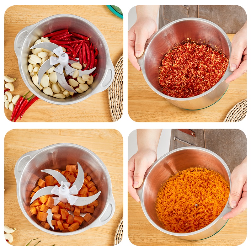 好瞬热式电热水器绞肉机家用全自动多功能电动小型绞馅机搅拌料理