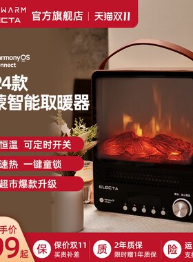 WeWarm仿真火焰壁炉取暖器山姆超市家用SAM同款火焰暖风机家用