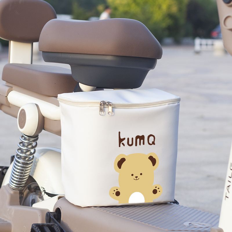 电动车座椅收纳包电瓶自行车座下储物挂包置物神器充电器物兜防水