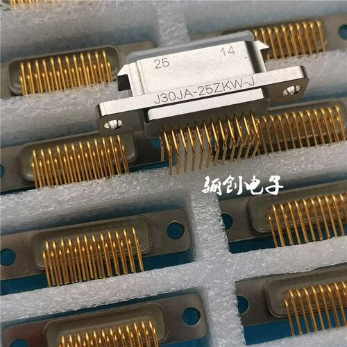 矩形航插件J30JA-25ZKW J30JA-25TJS J30JA-25TJ -2米新品现货