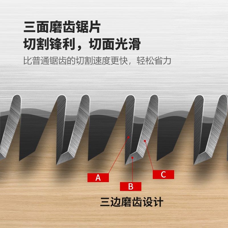 日式小双面锯木工锯开榫锯手锯精密手工锯子硬木锯片伐木锯园林锯