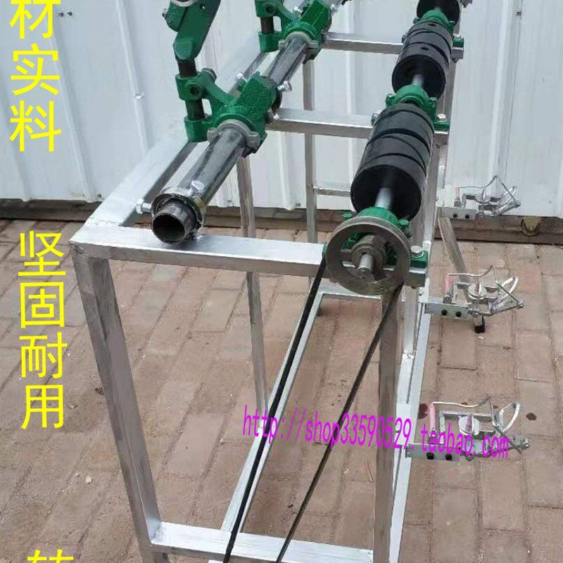 家用商用绕线机槽筒机倒毛机槽筒车络纱机三锭180W铝壳电机适用