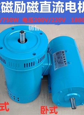 DC200V/220V直流电机ZD97B-1HP2HP3HP5HP激磁励磁4线直流调速马达