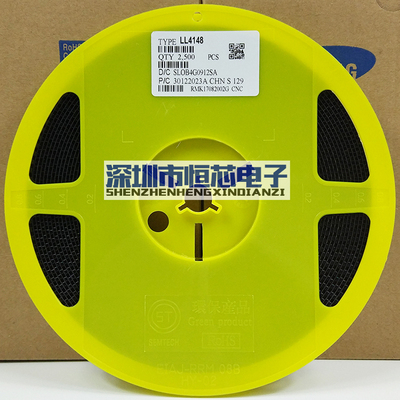 黑带盘贴片开关二极管 LL4148 1N4148 LL-34 1206圆柱玻封2.5K/盘