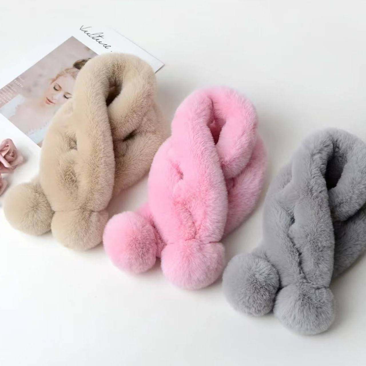 厂家  围巾女冬款 百搭兔毛围脖韩版仿獭兔毛双管皮草毛绒围脖,服饰配件/皮带/帽子/围巾,围巾/丝巾/披肩,淘宝优惠券,粉丝福利购,淘宝优惠卷