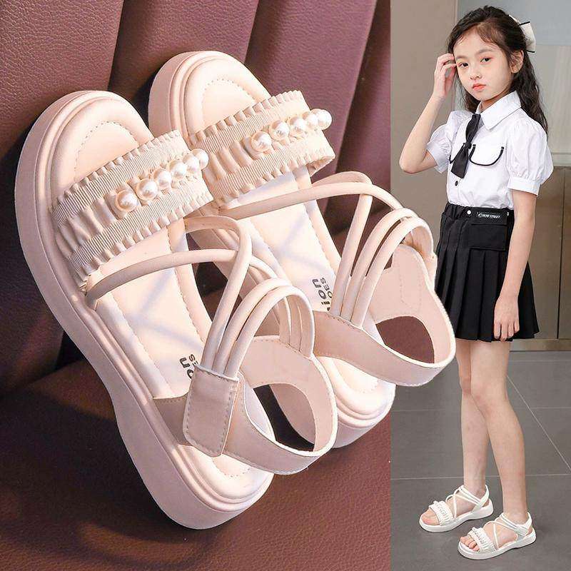 女童凉鞋2025夏季新款小女孩休闲软底沙滩鞋中大童时尚公主鞋,童鞋/婴儿鞋/亲子鞋,凉鞋,淘宝优惠券,粉丝福利购,淘宝优惠卷
