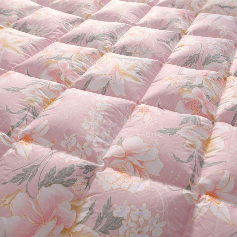 自充绒羽绒被被壳立衬羽绒被半成品防钻毛钻绒被套高密防羽内胆布