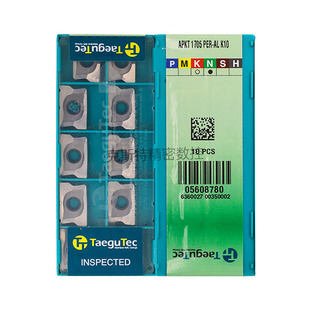 韩国特固克 Taegutec数控刀片 APKT1705PER-AL K10 加工铝件