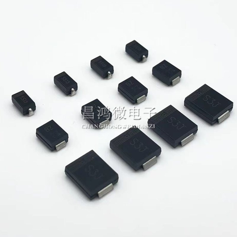 SS52 SS110 SS210 S220 SS310 SS510贴片肖特基二极管SMA SMB SMC