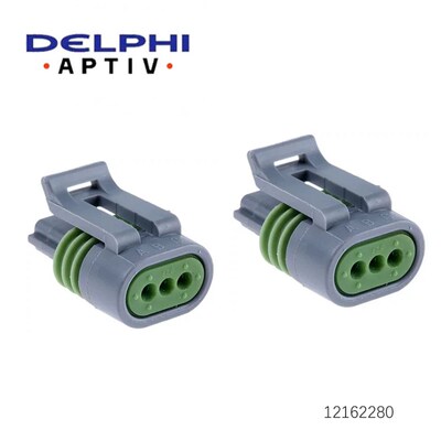 12162280 德尔福连接器 3孔 外壳 插头 护套  原装 现货